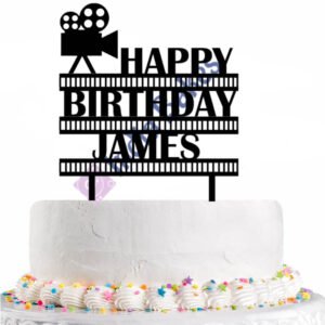 MOVIE CAMERA CAKE TOPPER