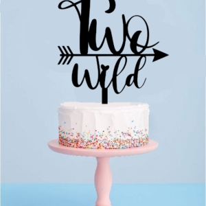 Two wild cake topper